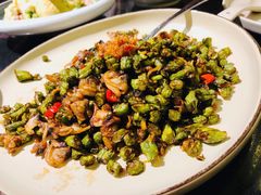 XO酱蛤蜊肉配新鲜四季豆-鹿港小镇(霄云店)