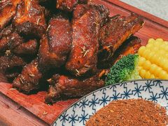 蜜汁黑毛猪肋排-馨园villa融合菜(东山店)