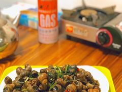 紫苏石螺-食爺炭炉鸡煲·烧烤