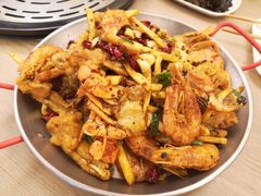 有虾有蟹有牛蛙（份）-日进一片海.生腌海鲜火锅.宵夜烧烤(三里屯总店)