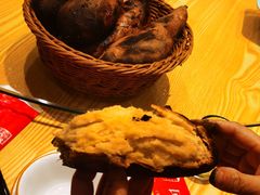 坑烤地瓜-民窑私烤土窑坑烤大公鸡