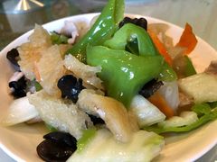 肉皮炒素-锦江中华村农家乐饭庄