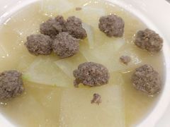冬瓜汆牛肉丸子-老回回饺子馆(海洋馆店)