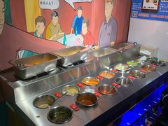 自助调料区-马路牙子地桌烤肉(工体店)