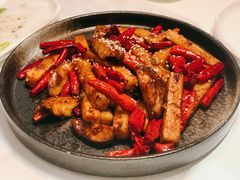 香辣鲍鱼炒年糕-民国红公馆(老门东店)