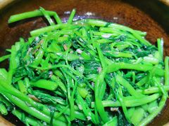 啫啫虾酱空心菜-熠盛粤味(永康路店)