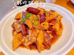 肉沫烧山茄子-吕氏疙瘩汤·海鲜新鲁菜(凯德mall新都心店)