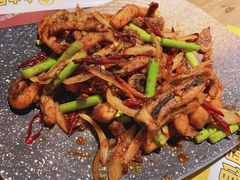 麻辣鱿鱼-冰川延边料理·炭烤串(原小木屋店)