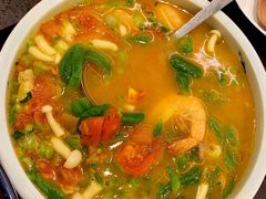 翡翠海鲜面疙瘩-绿茶餐厅(昌平悦荟店)