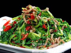 时菜炒肉片-文记壹心鸡(宝华路店)