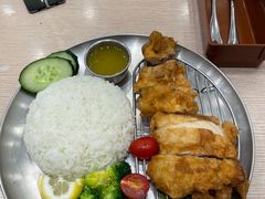 西柠鸡扒饭-佰搭果·广式茶餐厅(西华路店)