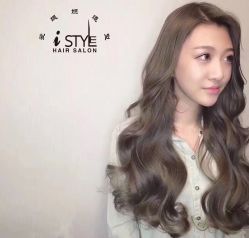 闷青亚麻棕色-i Style潮牌美发沙龙