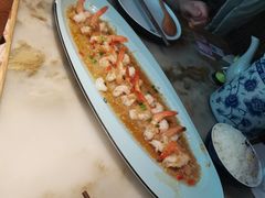 金银蒜蒸凤尾虾-绿茶餐厅(领展购物广场·中关村店)