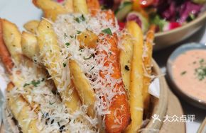 Truffle Cheese Rainbow Fries