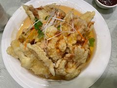 传统锅包肉-黄家饺子东北特色菜馆(湖滨商业街店)