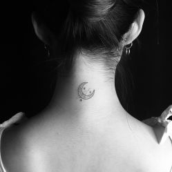 颈部-AC TATTOO 纹身