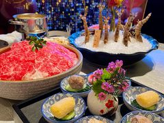 游水基围虾-ONE FULL 古董港式海鲜火锅