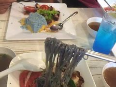 -蝶豆花蓝面条