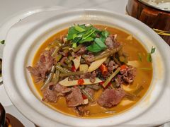 番薯杆黄牛肉-阿露佳·舌尖上的安吉菜