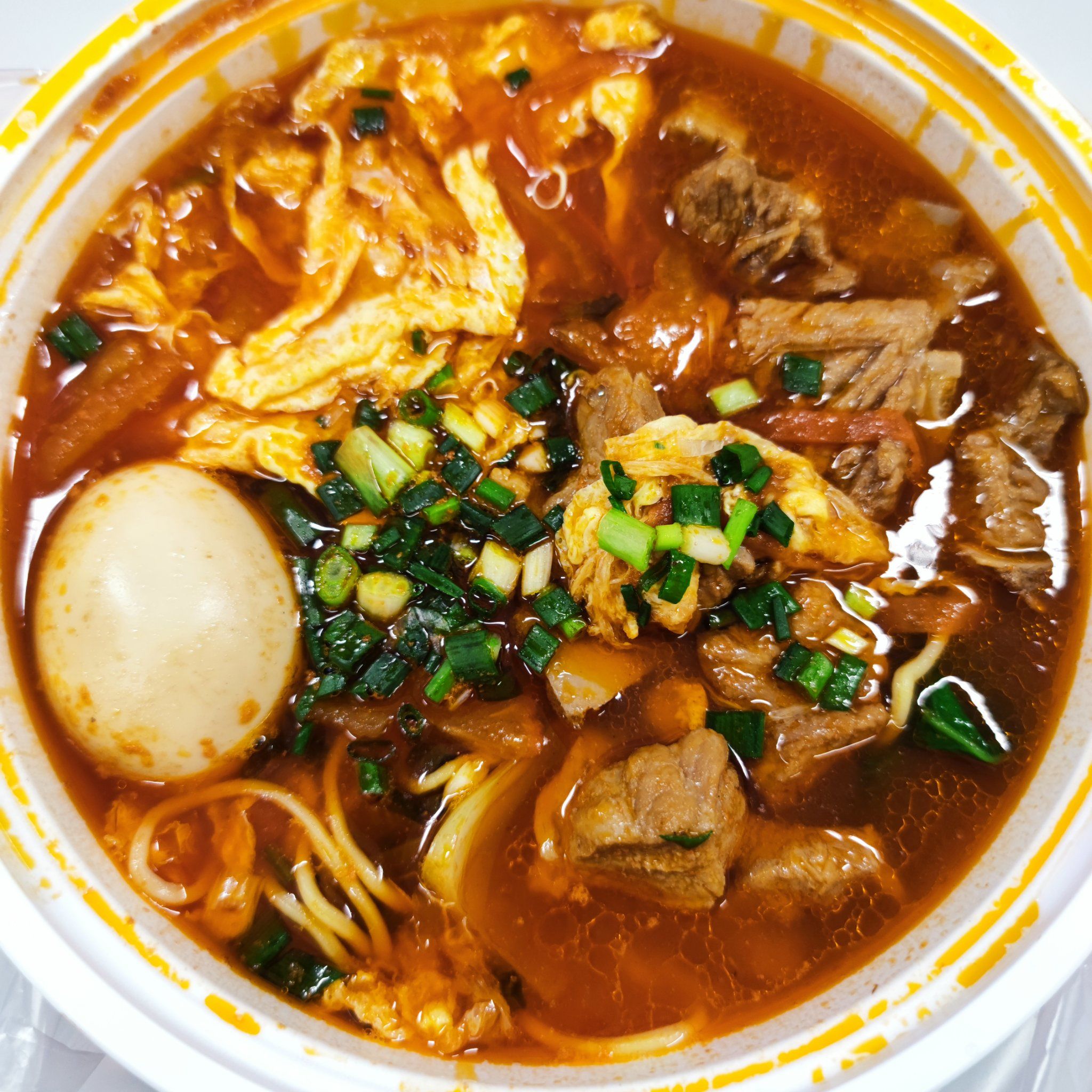 番茄鸡蛋 排骨面