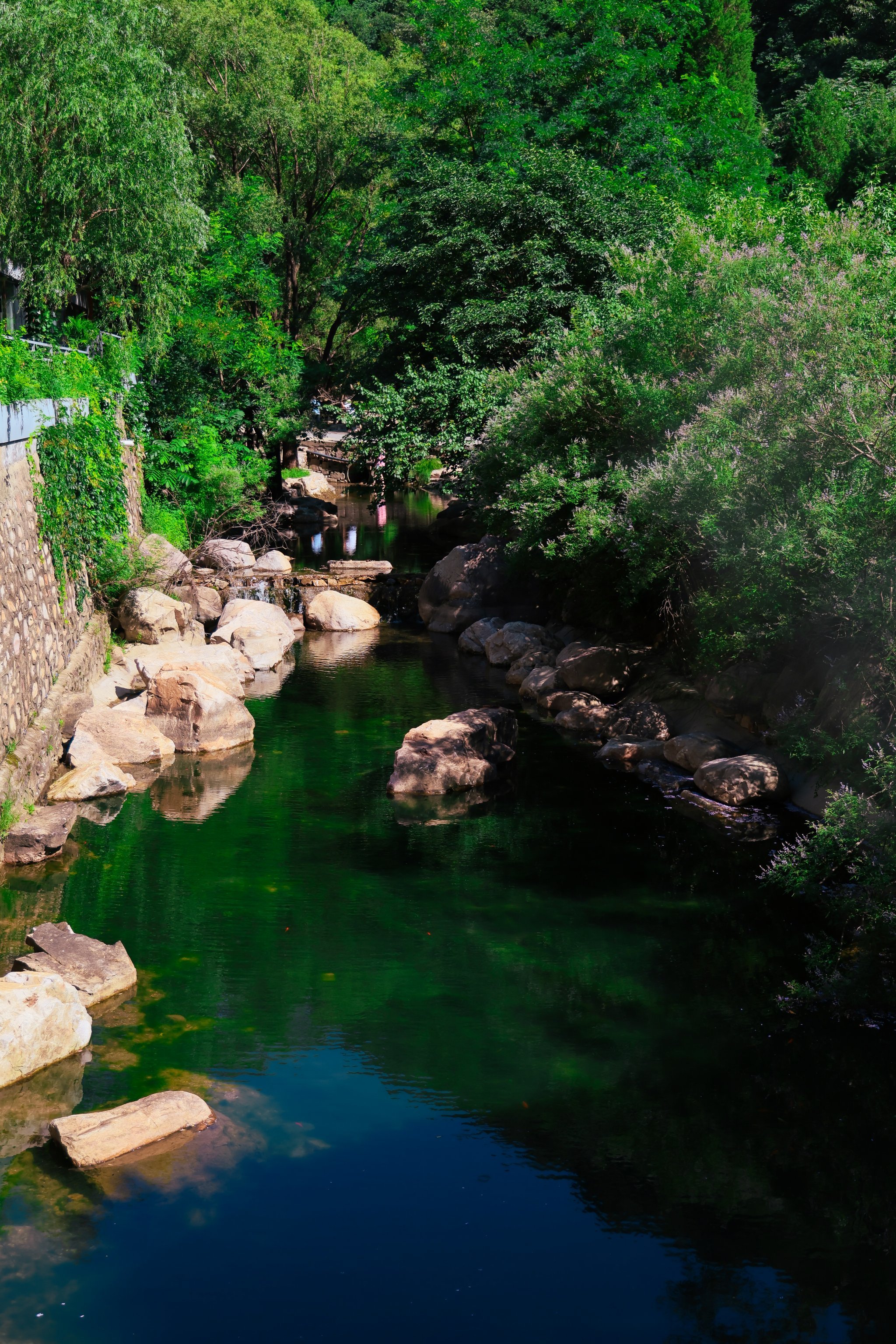 闯入神仙峡谷💦溯溪玩水一夏太爽