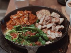 铁锅炭烤五花肉-INSA Korean Bistro饮鲨韩食酒馆