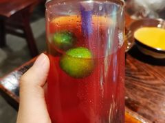 洛神花汤-受气牛肉·耙牛肉火锅(水晶郦城店)