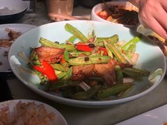 洞庭小炒肉配酒酿馒头-绿茶餐厅(成都大悦城店)