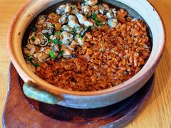 蚝仔腊味萝卜芋头饭盖虾米-新荣记(西溪湿地店)