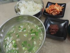 牛肉汤泡饭-吉林延边牛肉汤饭，大冷面