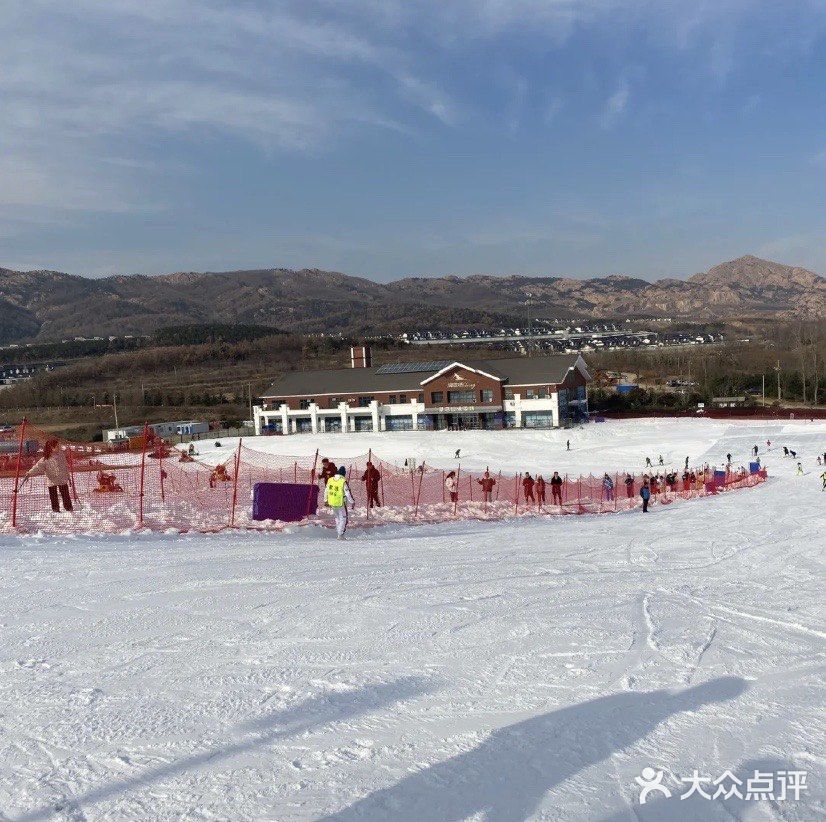 十二月份打卡黃島藏馬山滑雪場