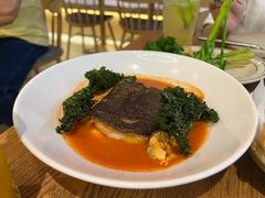 烤比目鱼配花菜泥和贻贝-NG PASTA吴居·中华意面(南头古城店)