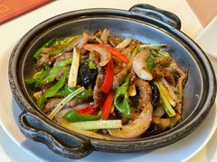 铁板黑椒牛柳丝-利苑酒家(金宝店)