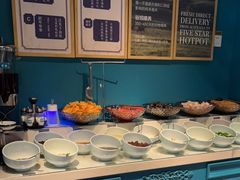 自助调料区-五星桥原切肥牛火锅·30年专注好牛肉(湖塘店)