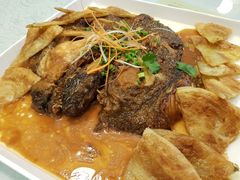 深海碟鱼头泡饼-黄家饺子东北特色菜馆(湖滨商业街店)