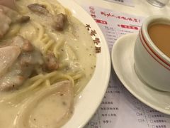 奶茶白汁鸡皇烩意粉-大哥餐厅(西城花园店)