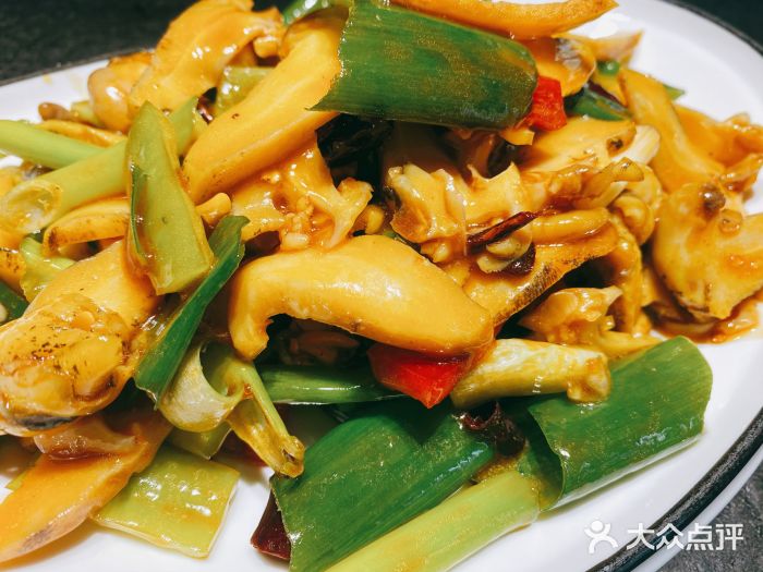 盱眙龙虾小葱拌假鲍鱼图片