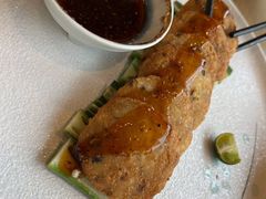 鹰嘴豆饼采秋葵-菩提树·素食餐厅(汇智国际商业中心店)