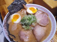 黑麻油豚骨拉面-老龙亭拉面店