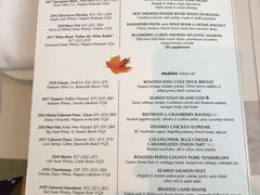 菜单-360 The Restaurant at the CN Tower