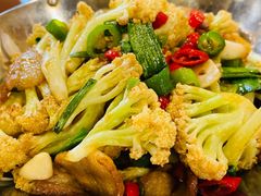 干锅有机花菜-老二龙虾馆(贵池路店)