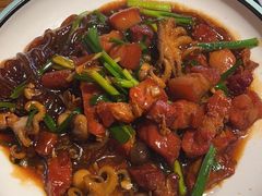-东来菜馆•手抓海鲜家常菜•海鲜锅贴(鸽子窝店)