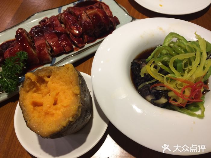 院落创意菜黄油芝士烤红薯图片