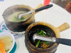 -长城砂煲田鸡粥