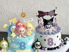 -咖咖熊蛋糕定制·英国蓝风车动物性淡奶油