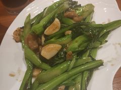 猪油渣炒菜心-金穗园·砂锅粥.醉鸡煲火锅(长寿路店)