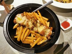 拉丝芝士烧烤排骨-肴约·花园式餐厅(湖里店)