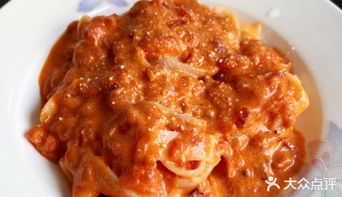 蛋清番茄奶油Pasta