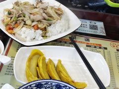 孜然炒肉盖浇饭-河州春清真西北特色美食(虎踞路店)