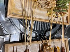 -山野的朋友露营炭火烤肉